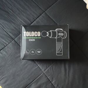 Toloco Percussion Massage Gun - Black (NIB)